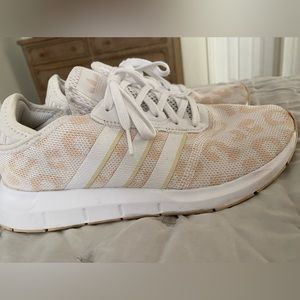 Adidas leopard neutral sneakers